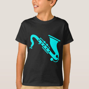 Saxophon - Cyan T-Shirt