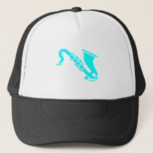 Saxophon - Cyan Truckerkappe