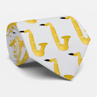 Saxophon Design Krawatte