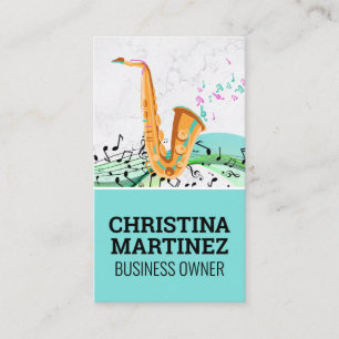 Saxophon-Instrument   Musikalische Hinweise Visitenkarte
