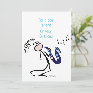 Saxophon Jazz Music Einladung