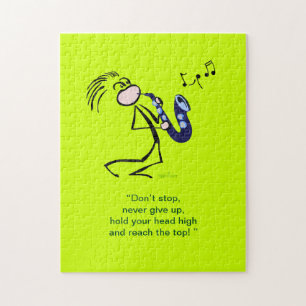 Saxophon Jazz Music Puzzle