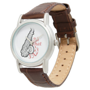 Saxophon-Jazz-Musiker-Band-Armbanduhr Armbanduhr