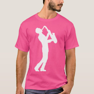 Saxophon Jazz Musiker Sachsenophonist Cool T-Shirt