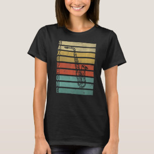 Saxophon-Jazz-Saxophonist-Spieler Vintage T-Shirt