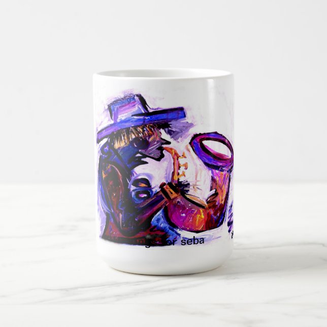 Saxophon Kaffeetasse (Mittel)