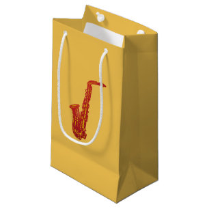 Saxophon Kleine Geschenktüte