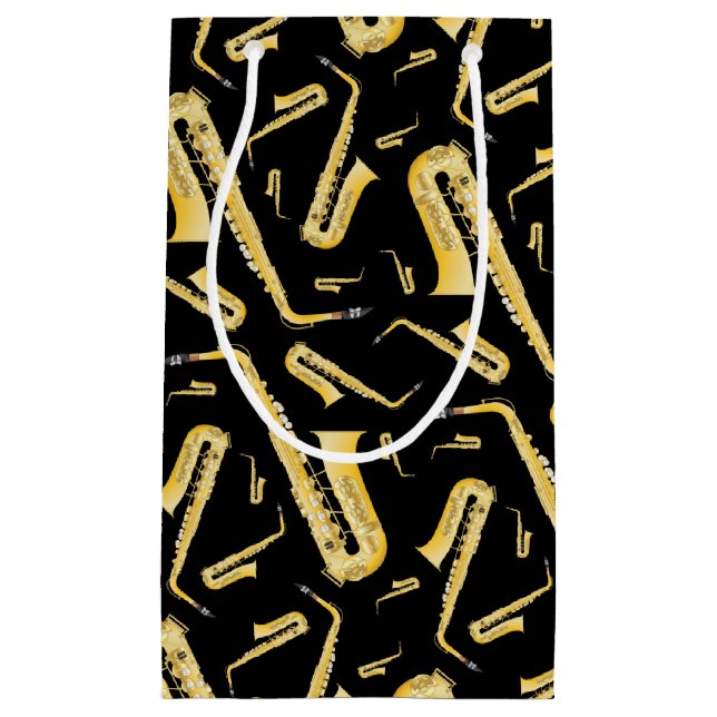 Saxophon Musician Band Lehrer Kleine Geschenktasch Kleine Geschenktüte