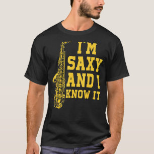 Saxophon Musiker Musikinstrument Jazz Band Sa T-Shirt