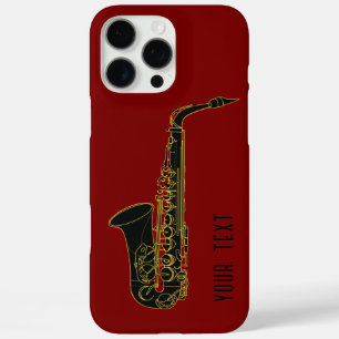 Saxophon - personalisierbar iPhone 16 pro max hülle