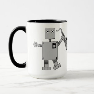 Saxophon Robot Tasse