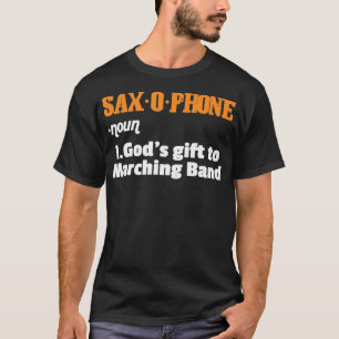 Saxophon Sa Spieler Lustige Saxophon Definition  T-Shirt