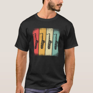 Saxophon Saxaphon Spieler Musik Jazz Tenor T-Shirt