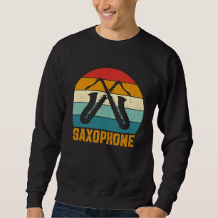 Saxophon Saxaphone Player Music Jazz Tenor 7 Sweatshirt