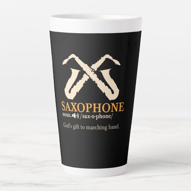 Saxophon - Saxophon - Definition Milchtasse (Vorderseite)