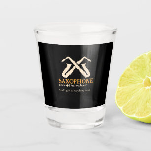Saxophon - Saxophon - Definition Schnapsglas