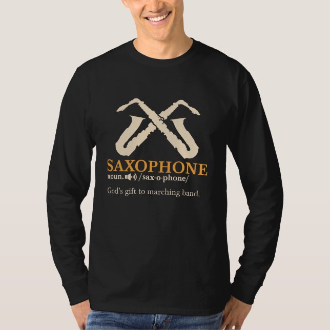 Saxophon - Saxophon - Definition T-Shirt (Vorderseite)