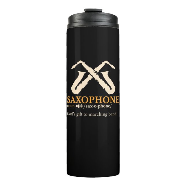 Saxophon - Saxophon - Definition Thermosbecher (Vorderseite)