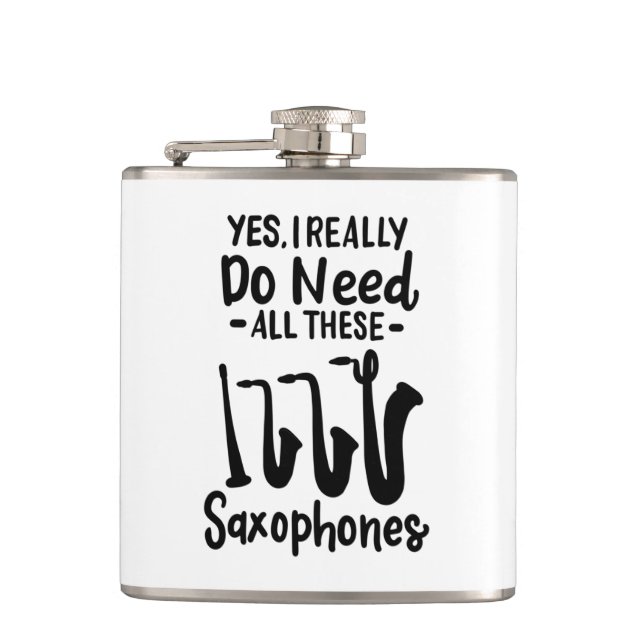 Saxophon - Saxophon - Typen Flachmann (Vorderseite)