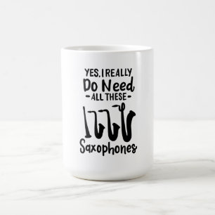 Saxophon - Saxophon - Typen Kaffeetasse