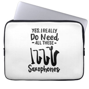 Saxophon - Saxophon - Typen Laptopschutzhülle