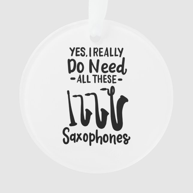 Saxophon - Saxophon - Typen Ornament (Vorderseite)