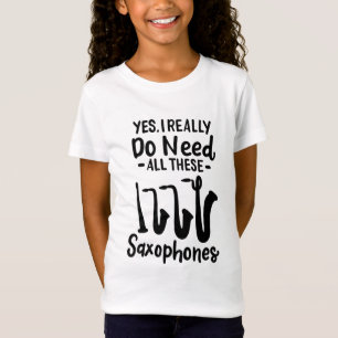 Saxophon - Saxophon - Typen T-Shirt