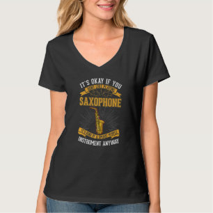 Saxophon Saxophonist Saxophonspieler T-Shirt