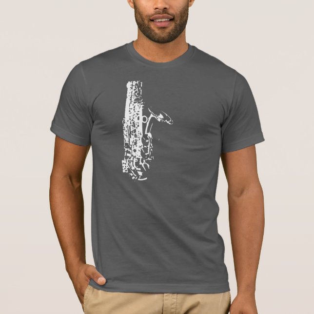 Saxophon-T - Shirt (Vorderseite)