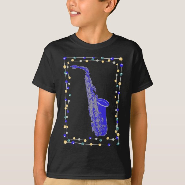 Saxophon T-Shirt (Vorderseite)
