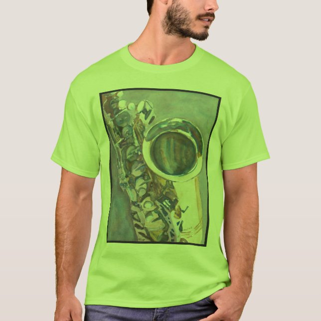 Saxophon T-Shirt (Vorderseite)