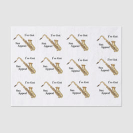 Saxophon Tissue Paper Seidenpapier