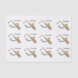 Saxophon Tissue Paper Seidenpapier