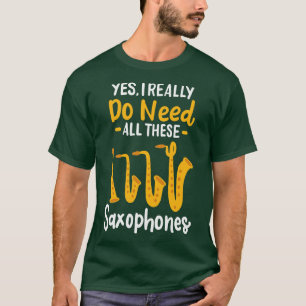 Saxophon Typen 3 T-Shirt