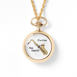 Saxophon-Uhr Armbanduhr