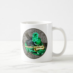 Saxophon und Banduniform Kaffeetasse