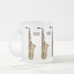 Saxophone Cartoon Illustration Mattglastasse