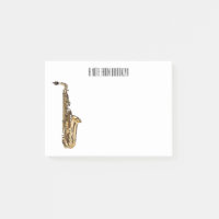Saxophone Cartoon Illustration