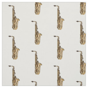Saxophone Cartoon Illustration Stoff