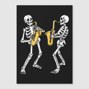 Saxophone Gift Men Jazz Music Saxophonist Magnetkarte