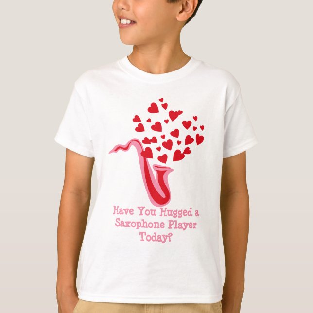 Saxophone Hearts T-Shirt (Vorderseite)