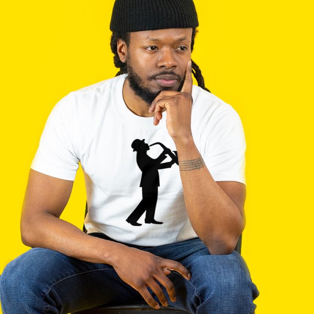 SAXOPHONE JAZZ MUSIKANISCHE T - SHIRT T - SHIRT (Von Creator hochgeladen)