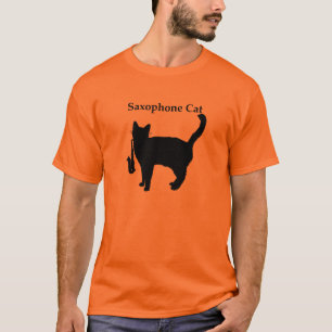 Saxophone-Katzen-T - Shirt