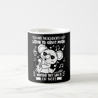 Saxophone Koala Jazz Saxophone Player Kaffeetasse