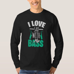 Saxophone Motif für Saxophon Player 3 T-Shirt