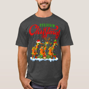 Saxophone Music Lover Matching Saxophone Merry Chr T-Shirt