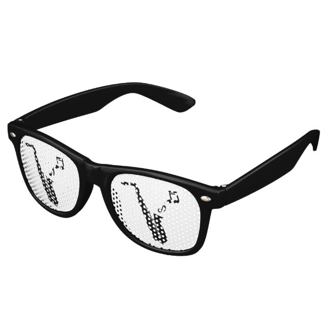 Saxophone Music Retro Party Sonnenbrille