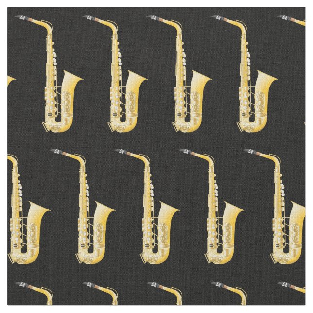 Saxophone Musical Musical Room Decke Stoff (Nahaufnahme)