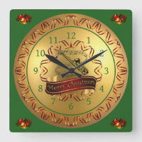 Saxophone: Musical Scroll: Merry Christmas