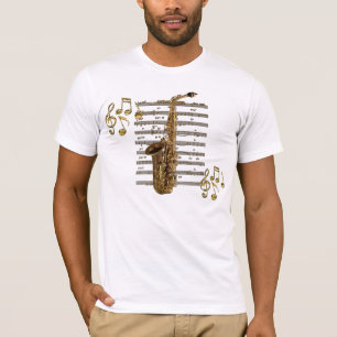 SAXOPHONE Musician Music Lover T - Shirt